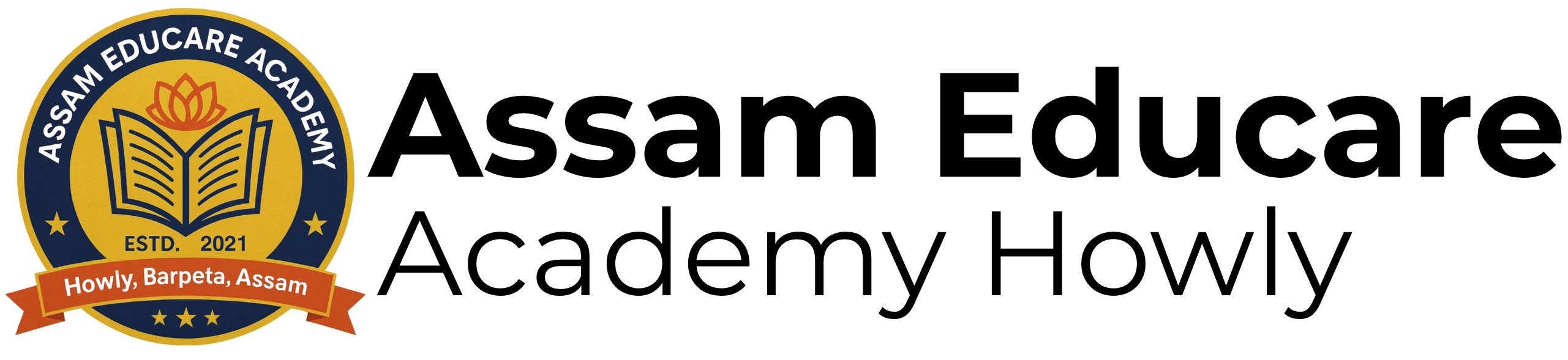 logo Assam Educare Academy - black
